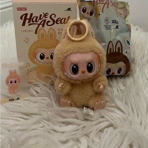 POPMART THE MONSTERS - Have a Seat Vinyl Plush Blind Box - Baba brand new open